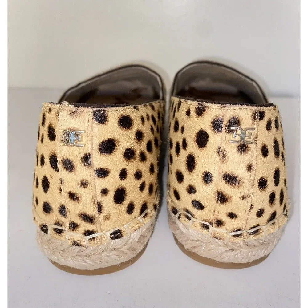Sam Edelman Cheetah Print Flats Espadrilles Size 7.5
